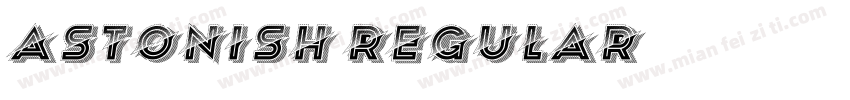 Astonish Regular字体转换